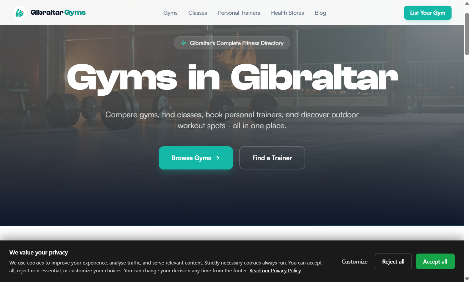 Gibraltar Gyms preview