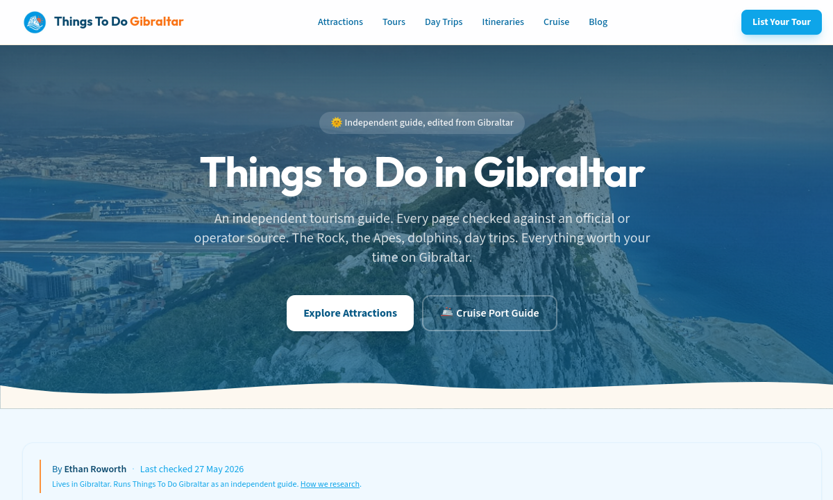 Things To Do Gibraltar preview